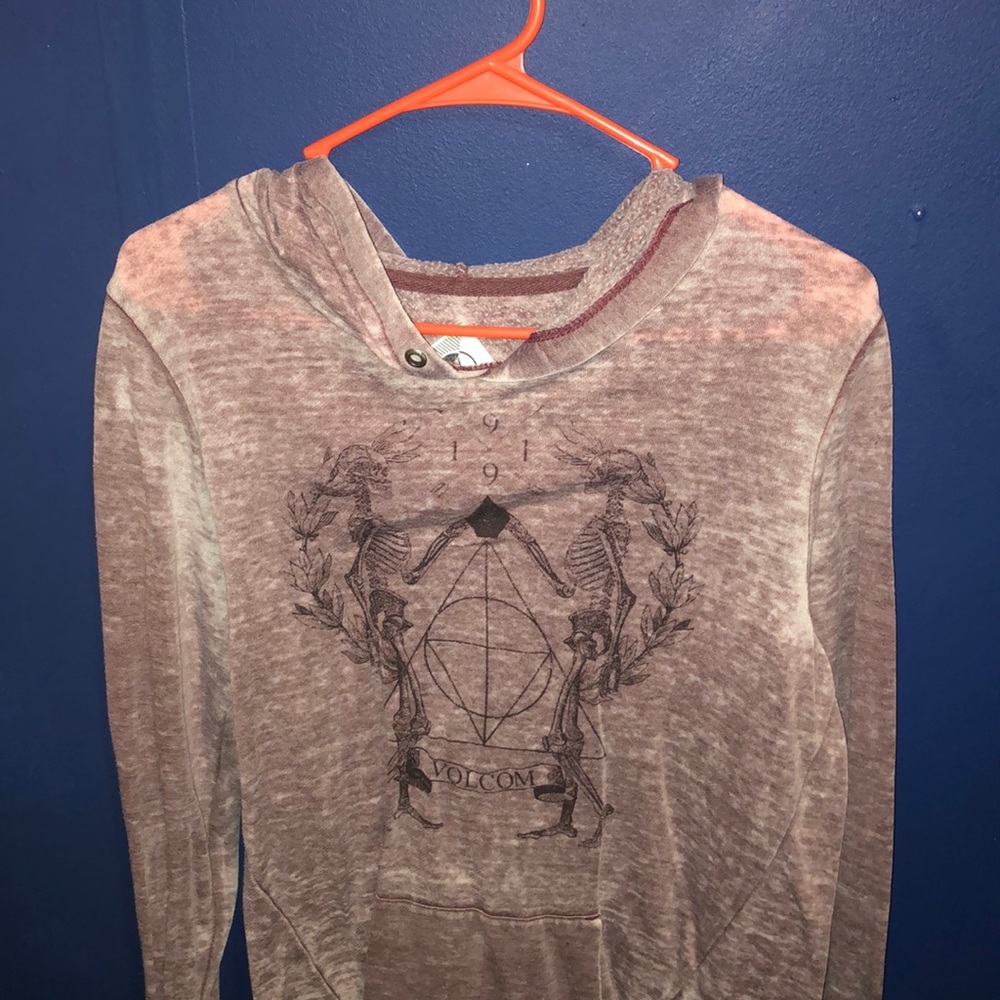 Men’s VOLCOM light hoodie faded MEDIUM